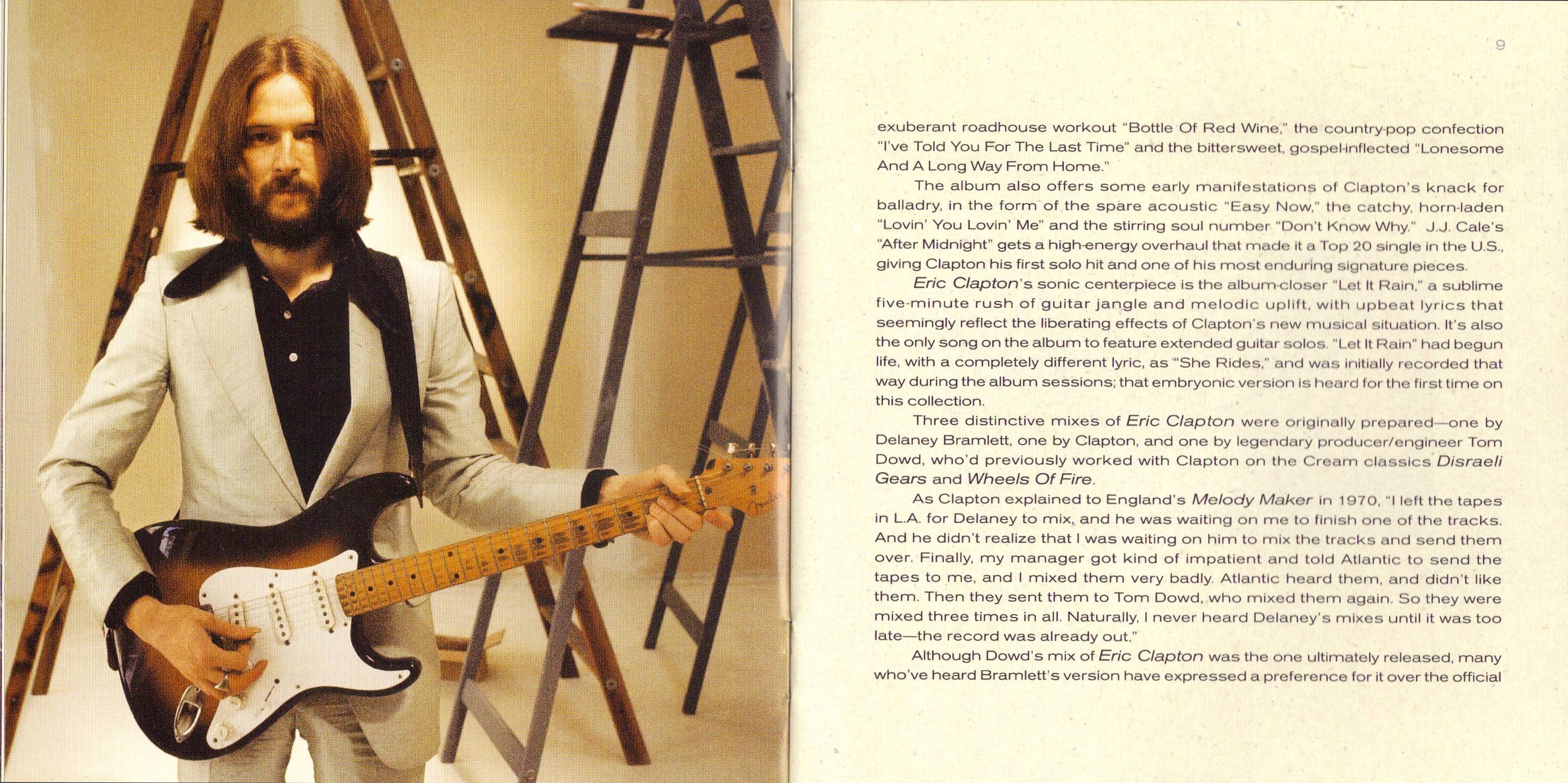 Eric Clapton Eric Clapton Limited Edition : Booklet05 JPN